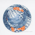 파란색과 주황색 2 색 패드 인쇄 식탁